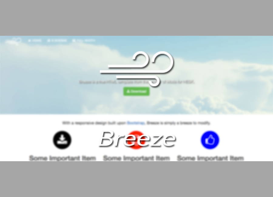 Breeze HTML Template Splash
